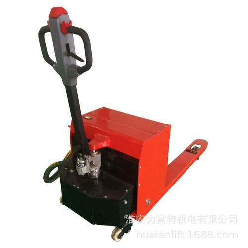 2吨/3吨半手动堆车液压电动搬运叉车堆垛机自动升降车工厂