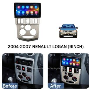雷诺LOGAN L90中控导航面框安卓导航百变套框面板 2007款 适用2004
