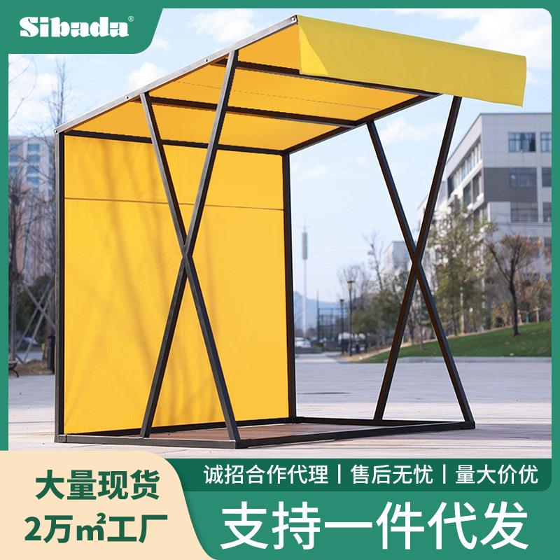 新集市商业街夜市网红活动摆摊架商场户外可移动可折叠摊位展示架