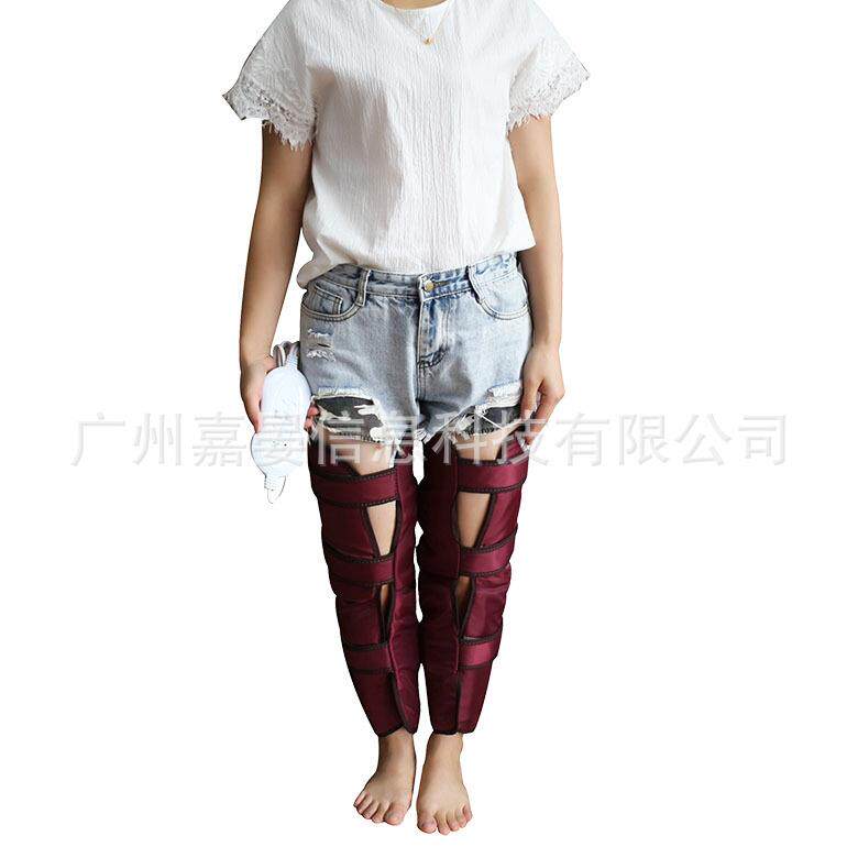 家用腿部震动按摩美腿仪远红外线加热振动腿部绑带纤腿细腿美体仪
