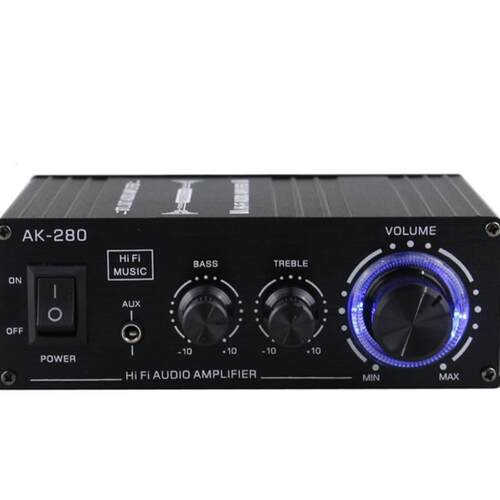 鹏音伴2.0通道40W大功率家用汽车迷你功率放大器Ak-280配件