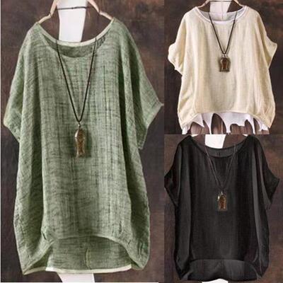 Women's linen top 女士麻上衣