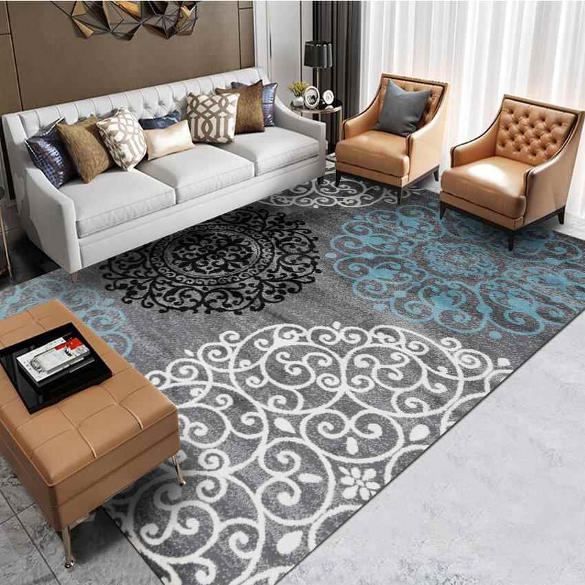 正品新中式客地毯茶垫中国风厅书房卧室床边现代/几古典满铺奢定