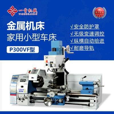 厂家直销JYP300VF家用小型多功能台钻车钻铣一体机金属组合车床