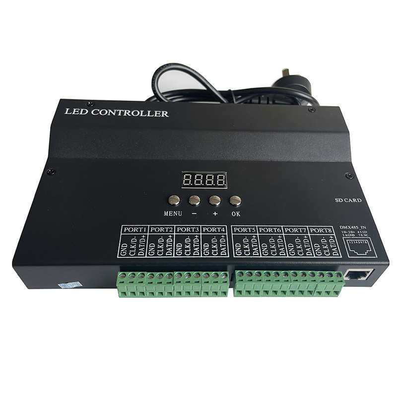 幻彩带控制器灯led酒吧ktv音乐八口dmx512台声控控可编程包房