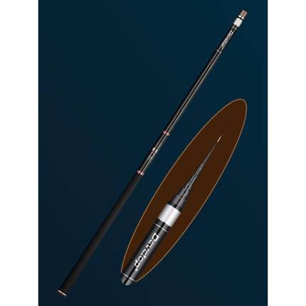 高档岩月8传统钓鱼1竿手竿910超轻超硬1碳素12长节19调长正米杆13