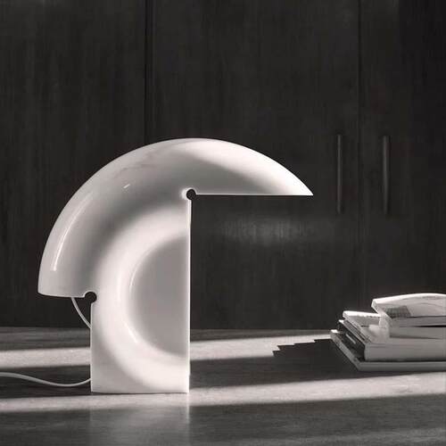 意大利Flos Biagio 台灯卧室设计师经典款白色树脂雕刻装饰氛围灯