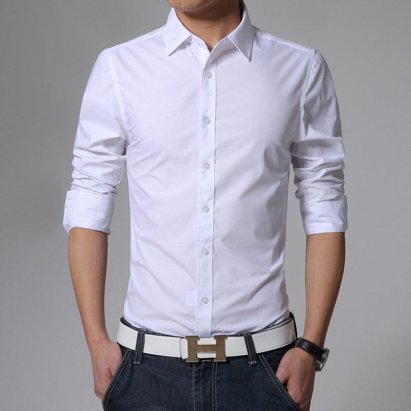 Cotton men's shirt candy men's long sleeved shirt图片
