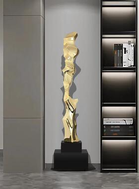 大型雕塑摆件工艺品酒店大堂过道玄关壁龛落地样品屋展示中心电镀