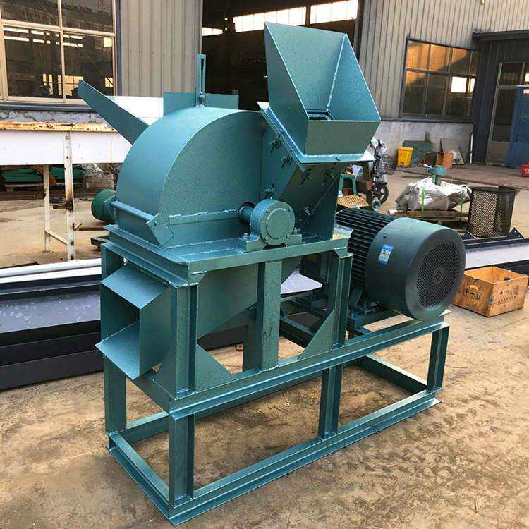 全自动废旧木材粉碎机 食用菌木屑破碎机 圆木枝叉绞碎成屑机