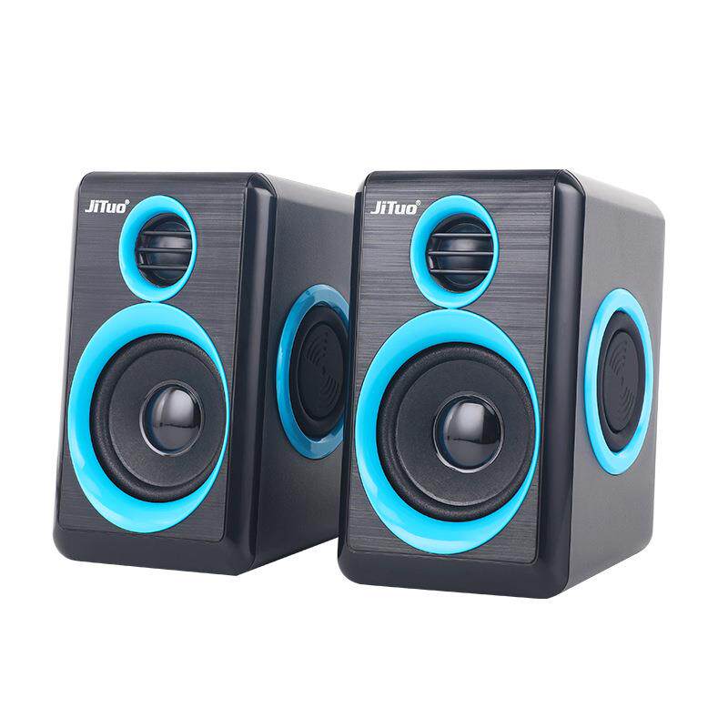技拓JT2700电脑音响低音炮小音箱有线USB音响2.5寸喇叭双振膜音响
