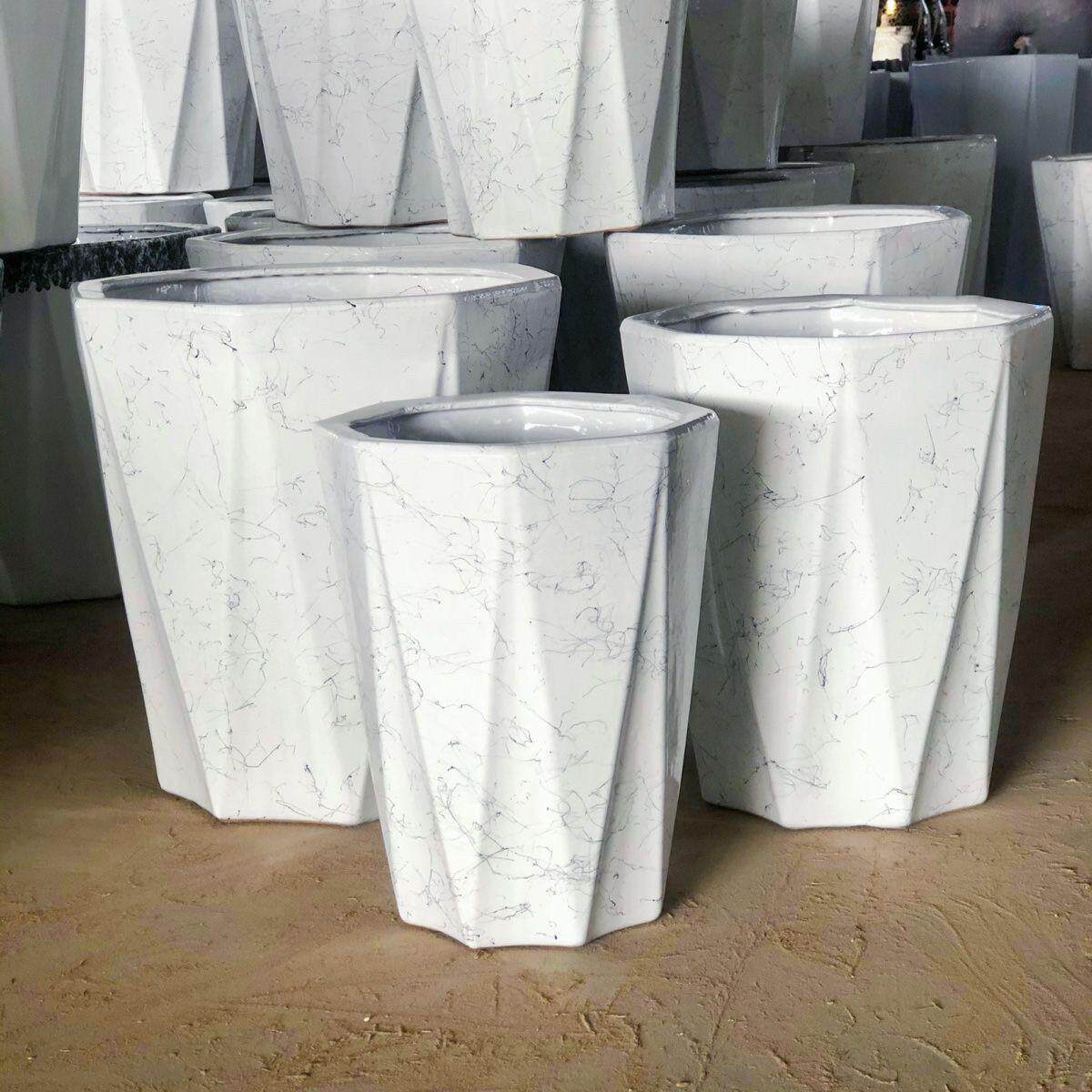 休闲新中国风绿色花盆家庭高管客厅阳台金钱树快乐树专用陶瓷花盆