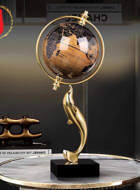 威弗列德地球仪轻奢高档办公室电视柜摆件客厅桌面领导书房装饰品