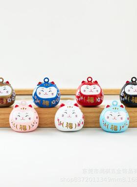 工厂直销和风招财猫铃铛 挂件日本清水寺樱铃御守挂饰水音铃