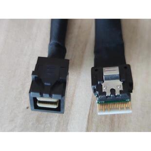 Slim SAS 4.0 SFF-8654转 MiniSAS HD SFF-8643 连接数据线
