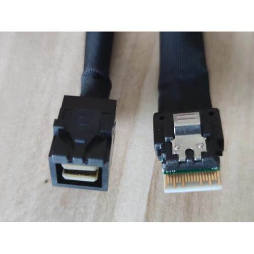 Slim SAS 4.0 SFF-8654转 MiniSAS HD SFF-8643 连接数据线