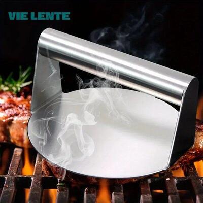 Stainless Steel Smash Burger Press Hamburger Patties Meat Ma