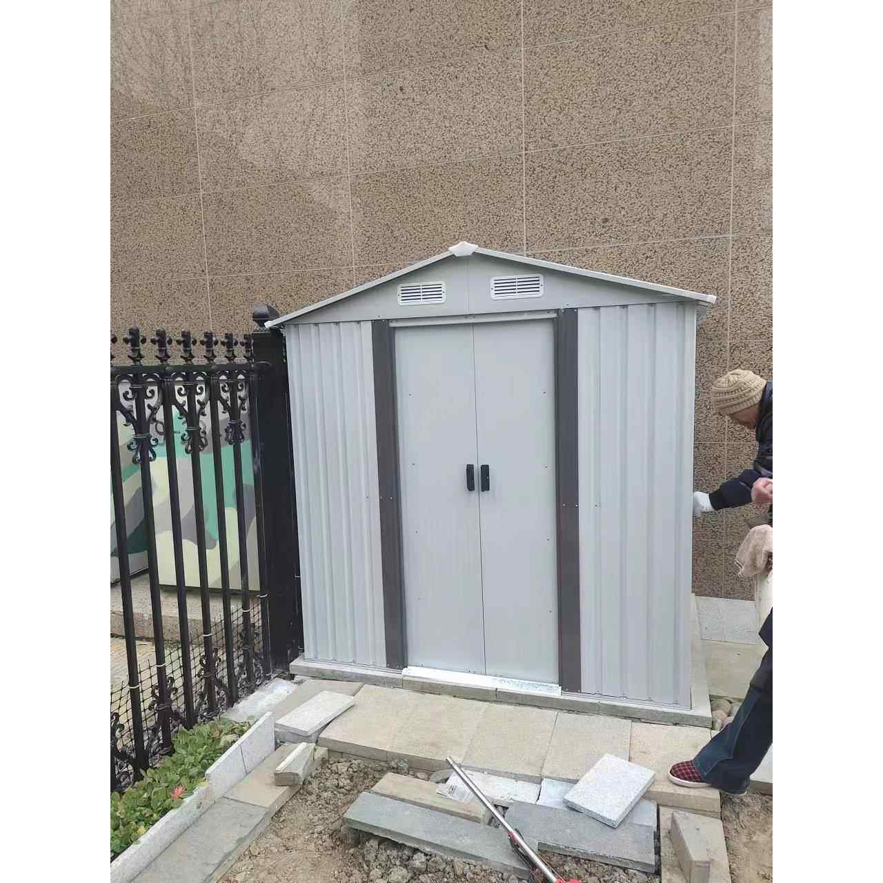 工具间简易房室外组合房室外花园庭院杂物储藏室储藏室装配活动板