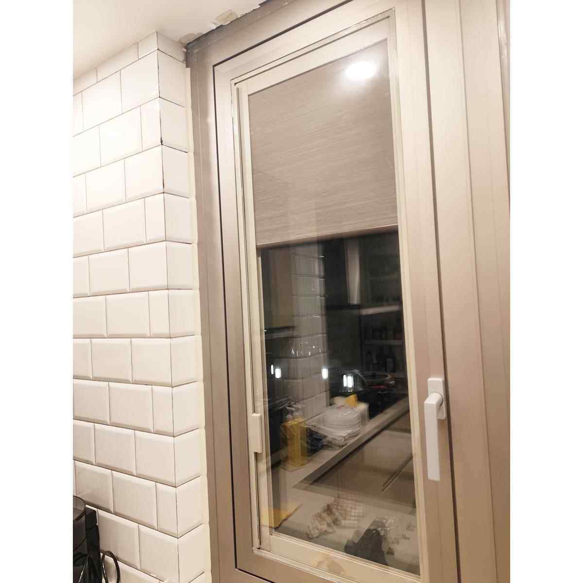 新型全黑全嵌入式免钉安装单玻璃磁性蜂窝窗帘中空百叶防偷看免清