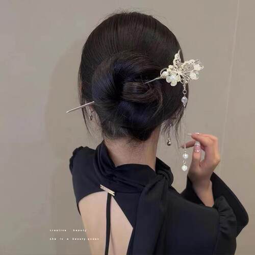 【琼康发饰】蝴蝶气质古风步摇发簪汉服古装头饰高级感发钗女中式
