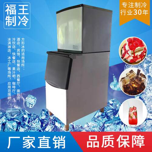 福王厂家供应BS-190F奶茶店KTV酒吧商用制冰机方块冰造冰机