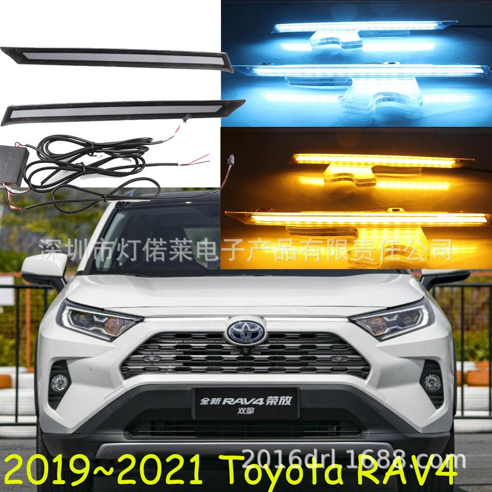 机盖灯2019~2021荣放RAV4日行灯大灯RAV4雾灯流光前照灯RAV4
