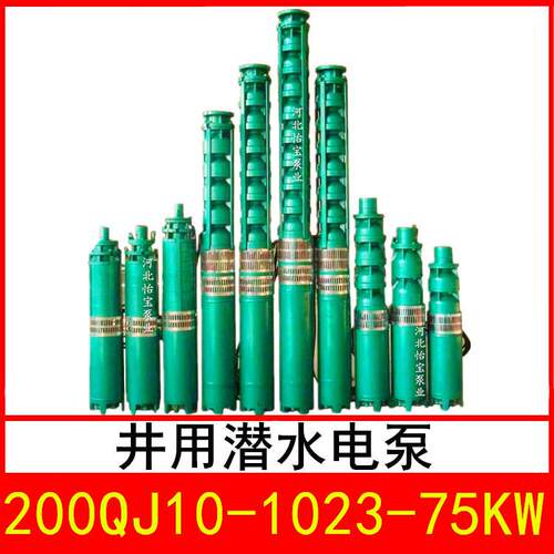 200QJ10-102/66井用潜水电泵深井泵Q热水泵立式多级泵