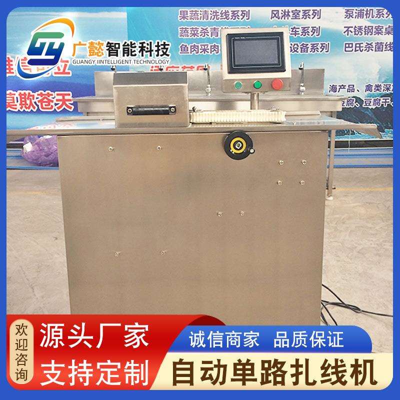 单路蛋白肠扎线机 商用灌肠扎线设备 厂家供应 香肠捆线扎线机