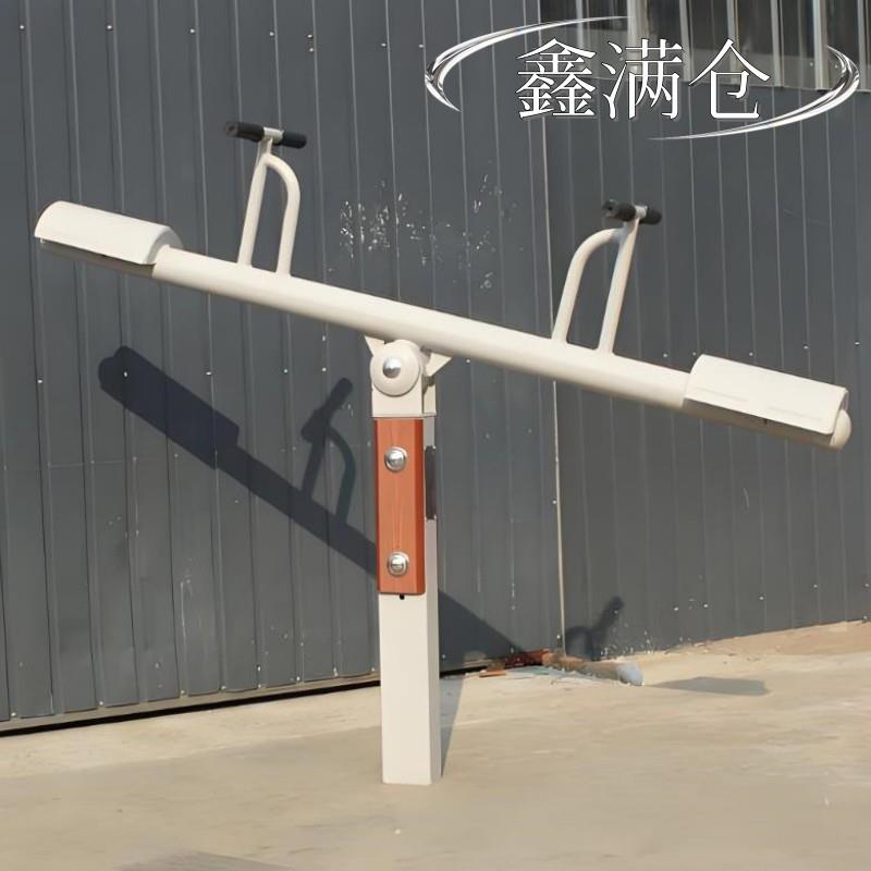户外健身器材公园广场运动体适能塑木路径跷跷板体育器材厂家