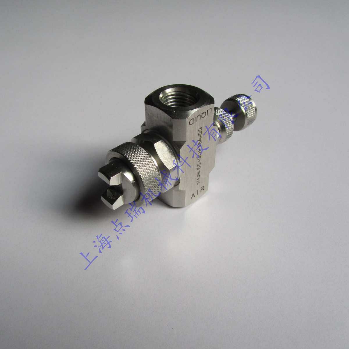 可调液混合不锈钢混雾化jn外雾化扇形喷头喷嘴 空气供应气厂家型