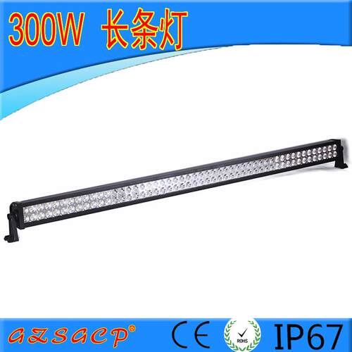 汽车led射灯长条灯汽车中网改装超亮车大灯12v货车灯24V强光300W