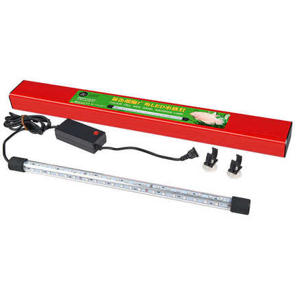 三灯广角色照明led造景水草诱基色鱼缸潜防水灯专用艳鱼缸水灯增