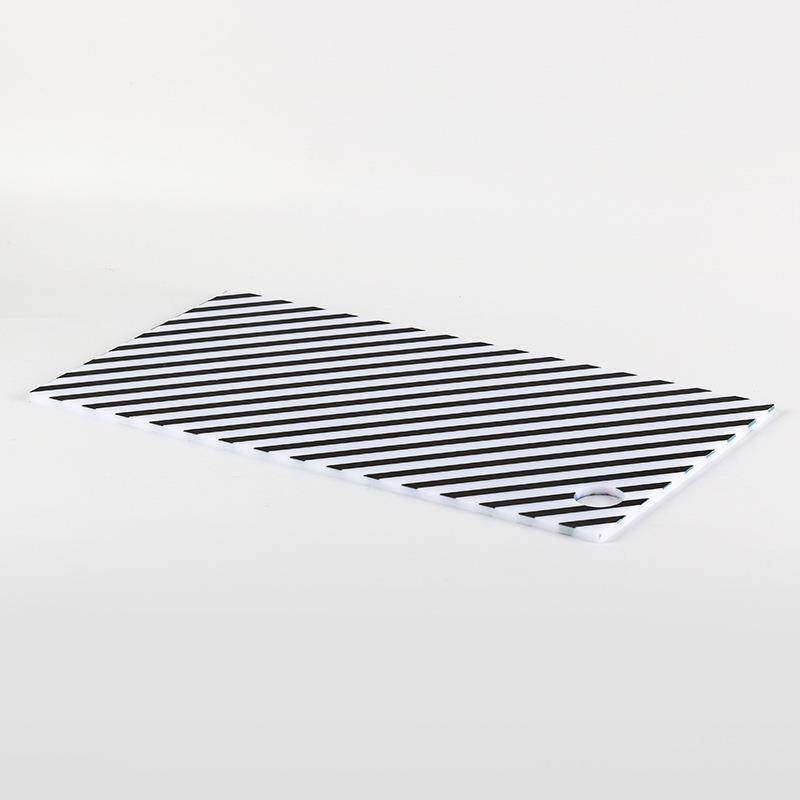 现代简品约条纹砧板摆厨件样板间房售楼处软装饰橱柜GJP展厅意摆