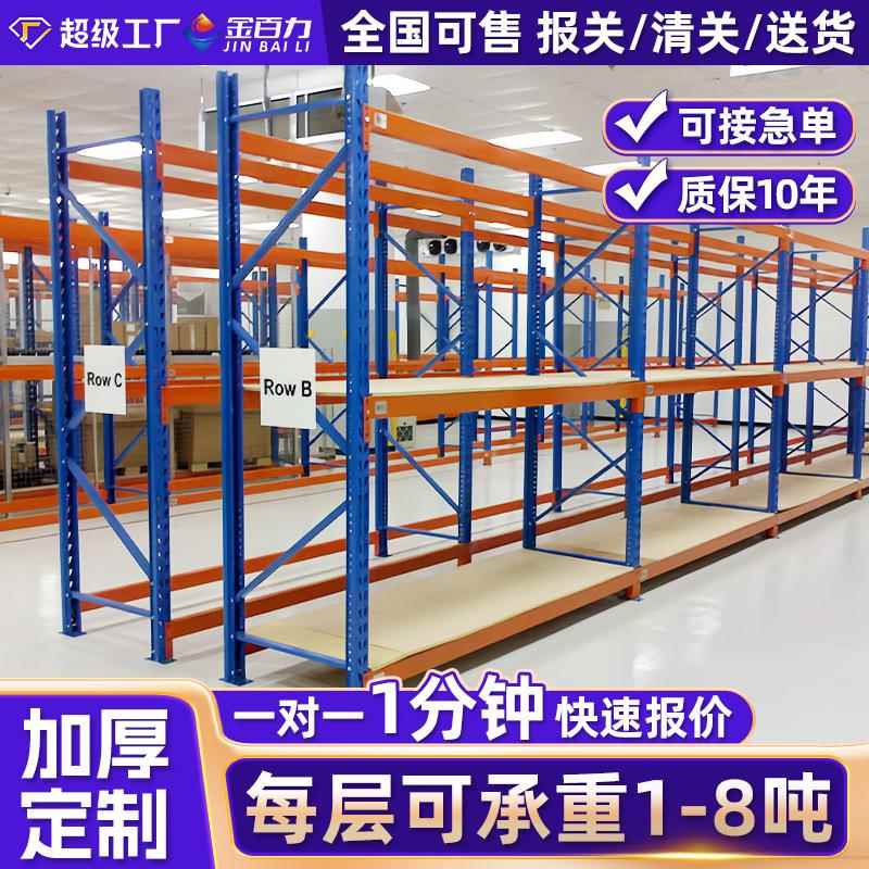 重型仓库货架横梁式托盘板材货架库木材多层架工业仓储高位货架