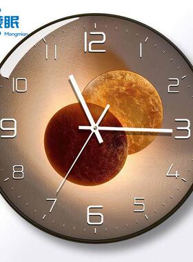 时钟挂墙北欧钟表装饰挂钟客厅简约创意现代挂墙艺术时尚家用大气