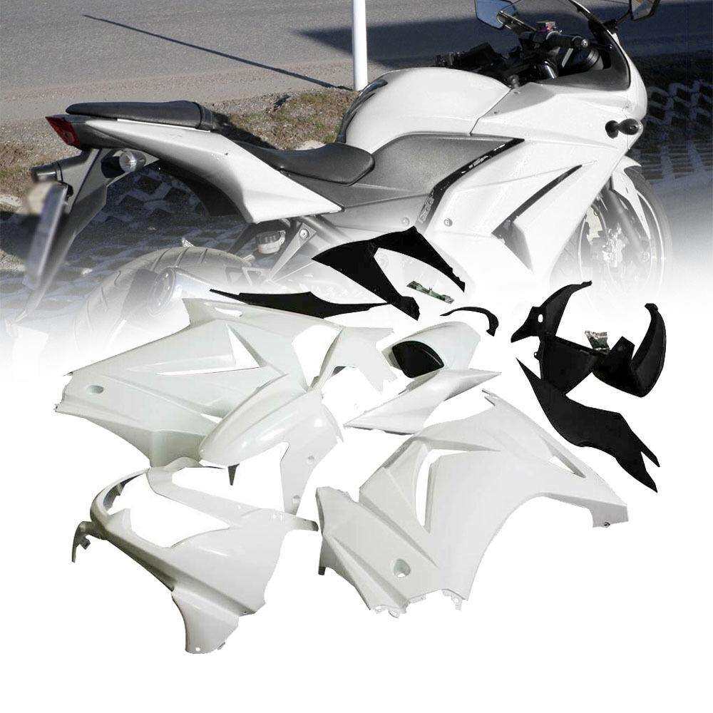 ABS未喷漆全套车壳整流罩适用KAWASAKI 忍者250 2008-2012年