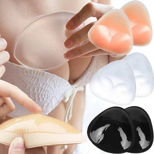 Chest Push Up Sticky Bra Thicker Sponge Bra Pads Breast