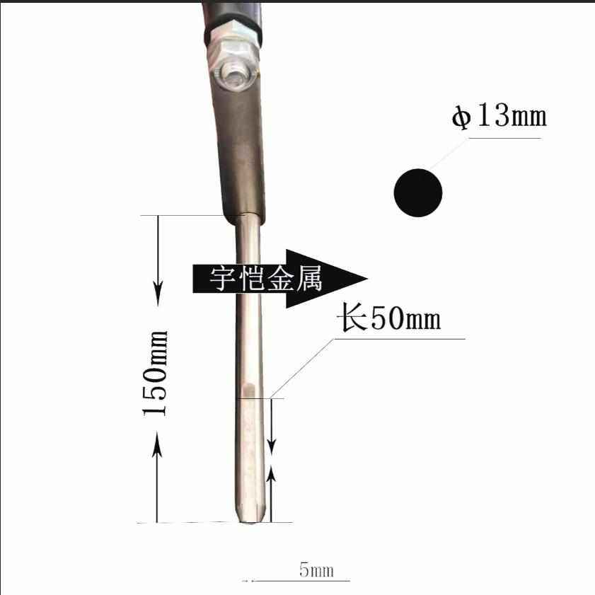 户外旗杆配件升旗升降手摇把方形手摇柄摇杆手柄外置三角滑轮把手