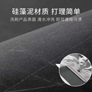 家用耐脏地毯 厨房地垫专用硅藻泥吸水吸油可擦免洗防滑垫2025新款