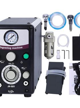 双头气动雕刻机辘珠边机气动微镶刻花机首饰微镶辘边机打金更工具