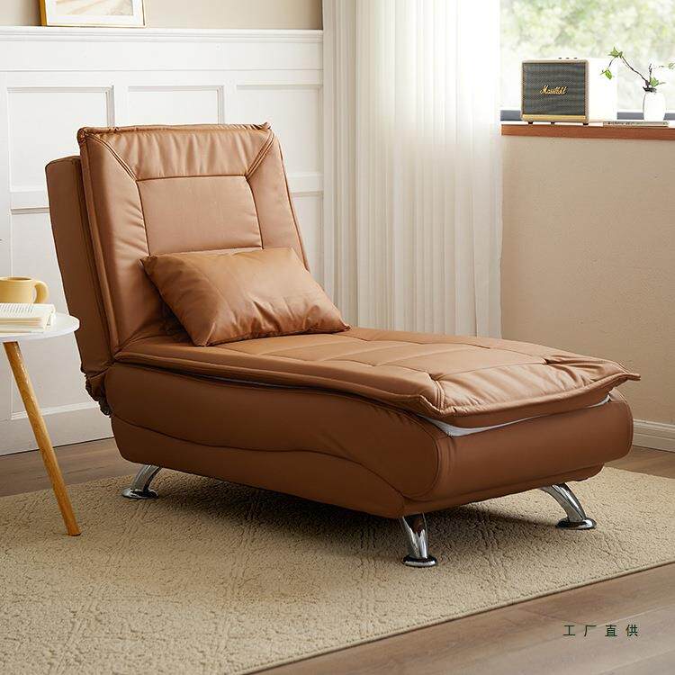 多功能贵妃躺椅懒人沙发可躺可睡2026新款两用卧室单人折叠沙发床