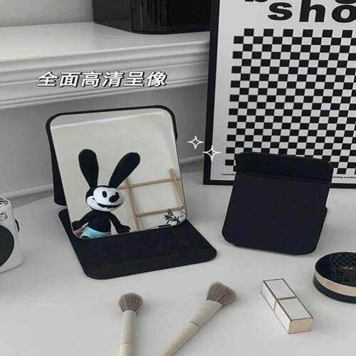 Folding small mirror Makeup mirror for students portable