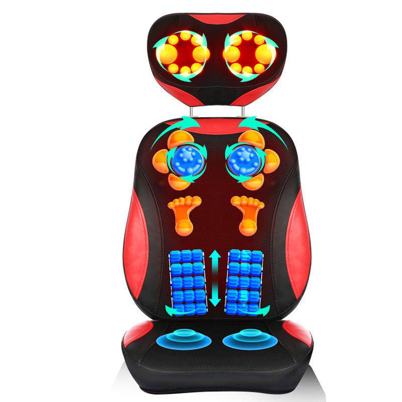 颈椎按摩器颈部腰部肩部背部多功能全身振动揉捏家用正投电动椅垫