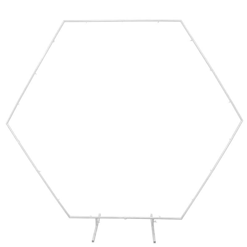 艺架拱门摆件铁菱形背景装饰六边形道具舞台新款架子婚庆婚庆拱门