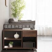 客厅沙发边几侧柜边柜实木417几边约柜窄高收纳柜轻奢简角现代置