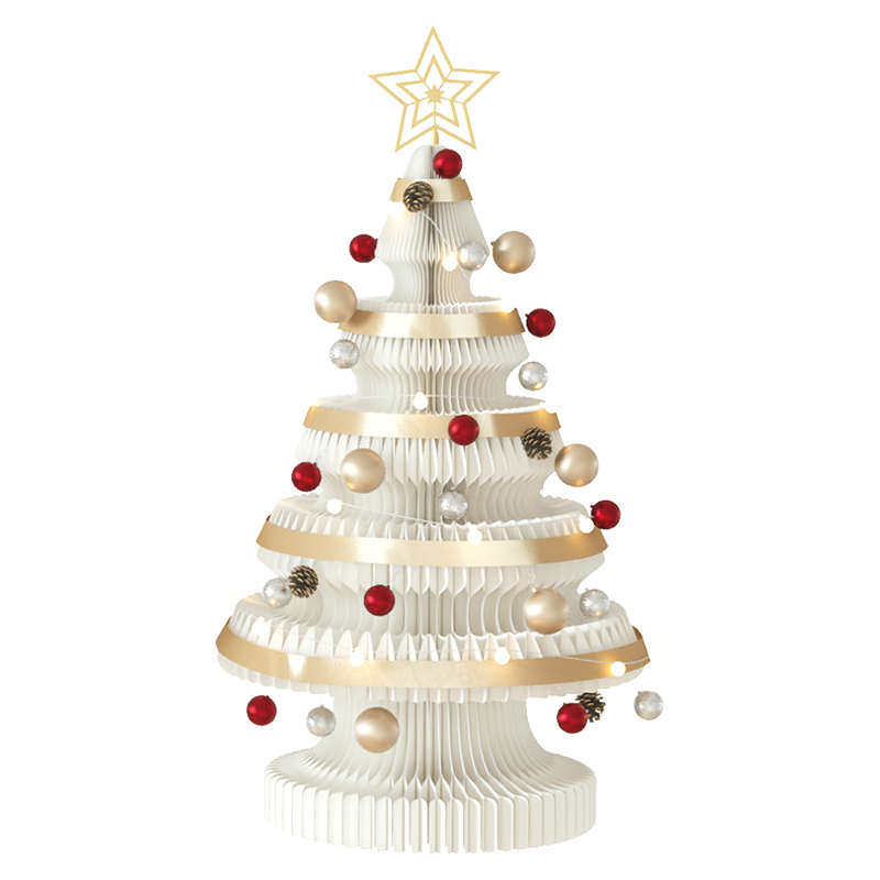 十八纸新年树抖音折叠圣诞树商场家用装饰道具树小型桌面网红,节庆用品/礼品,圣诞装饰品,淘宝优惠券,粉丝福利购,淘宝优惠卷