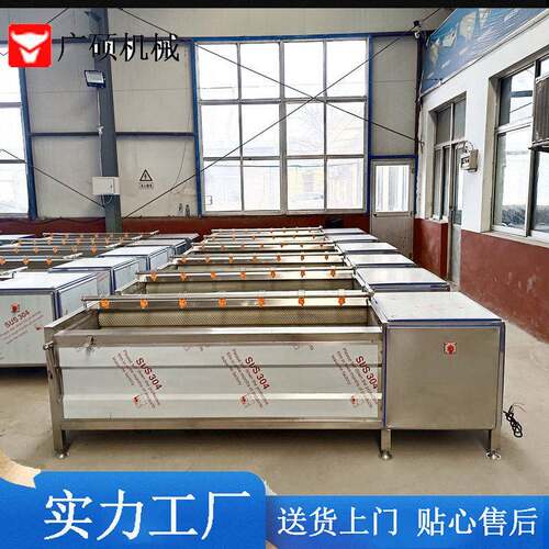 自动洗材机器胡萝卜红薯生姜毛辊清洗机材毛辊洗姜机
