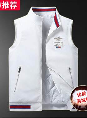 高端新款男士轻薄羽绒棉服背心外穿马甲外套男装保暖潮牌马夹坎肩