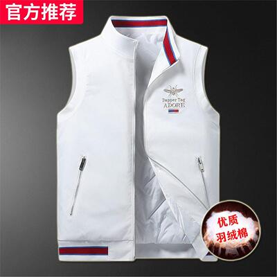 高端新款男士轻薄羽绒棉服背心外穿马甲外套男装保暖潮牌马夹坎肩