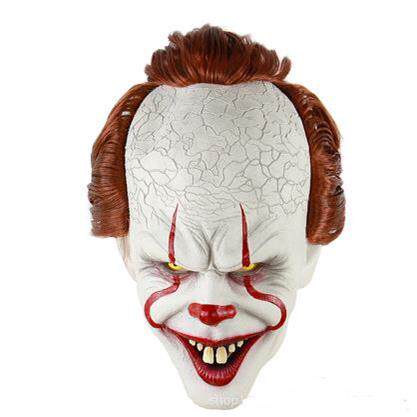 史蒂芬·金的It面具Pennywise恐怖小丑小丑面具